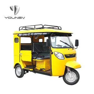 YOUNEV Wholesale Customized 150cc Fuel Gasoline Passenger Ticycle Motorcycle 3 Wheel Passenger Tricycle