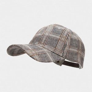 Wholesale New Houndstooth Plaid Design Baseball <b>Cap</b> for <b>Women</b> Spring Fall Autumn Sports Fashionable Checkered Sports <b>Cap</b> Hat - Product Image 3