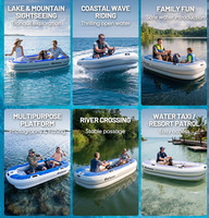 Bateau à moteur gonflable personnalisé Eahora, 45 km/h, yacht électrique haute vitesse pour les sports nautiques professionnels et les journées de plaisir en famille