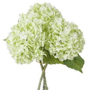 Fleur d'hortensia artificielle de haute qualité en latex, toucher réel, grande tête, pour décoration de table de fête, d'hôtel ou de mariage, bleue - Product Image 1
