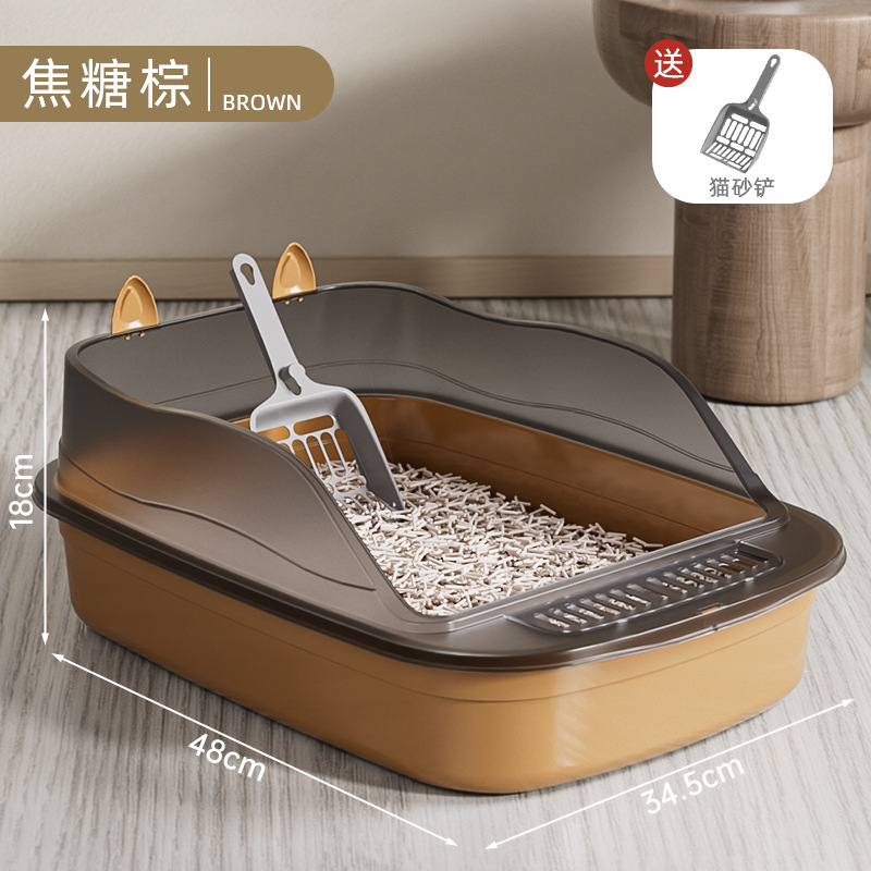 Le brun caramel est livré avec une spatule extra-large.