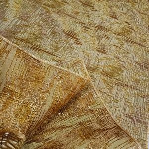 JSH8471ผ้าโพลีแฟชั่นผ้าแจ็คการ์ดสีทองผ้าทอโลหะสำหรับเสื้อผ้าสีทองอ่อน - Product Image 4
