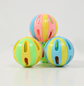 Giocattoli per <span class=keywords><strong>Gatti</strong></span> Bell Ball, Palline Interattive Colorate in Plastica con Suono per Intrattenimento e Inseguimento dei Gattini, Regali per Animali Domestici per le Festività - Product Image 5