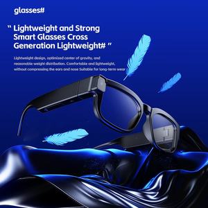 Occhiali Intelligenti AI All-in-<span class=keywords><strong>One</strong></span> con Funzione di Scatto Foto, Chiamate e Traduzione in Tempo Reale per Viaggi Quotidiani e Uso all'Aperto - Product Image 2