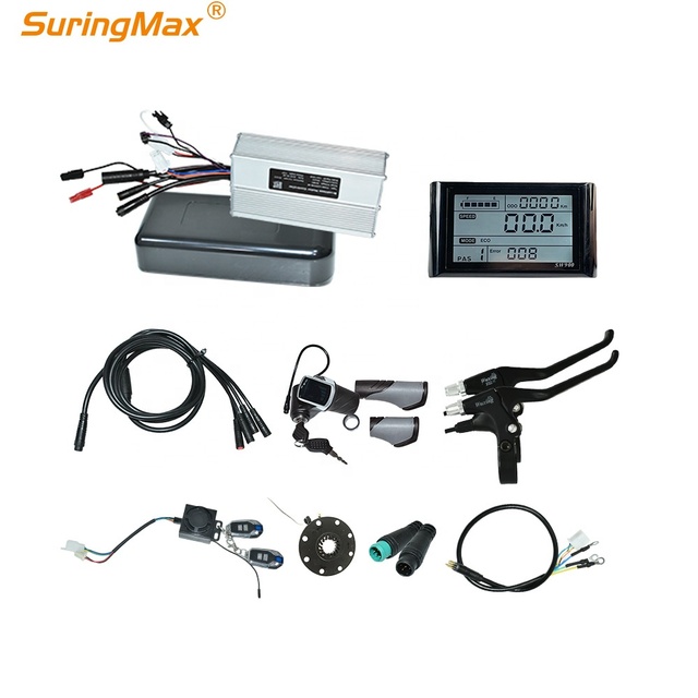 Waterproof 48V E Mountain Bike Electric Bicycle Parts E-bike 1000w Controller Kit for 1500w Hub Motor