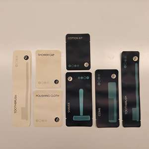 <span class=keywords><strong>Kit</strong></span> d'articles de toilette pour hôtel de marque privée, articles de toilette recyclables pour hôtel, articles de toilette haut de gamme pour hôtel, <span class=keywords><strong>kit</strong></span> d'articles de toilette pour les clients - Product Image 1