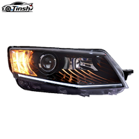 Conjunto de Faros Delanteros para Skoda Octavia 2015-2017, Actualizados con LED, DRL, Lente de Proyector