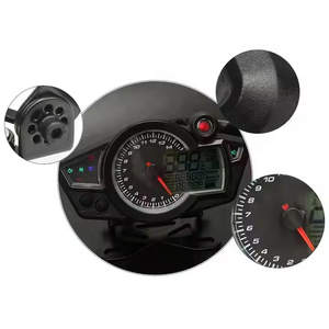 Compteur numérique LCD CQJB pour <span class=keywords><strong>moto</strong></span>, avec fonction <span class=keywords><strong>chronomètre</strong></span> et aiguille - Product Image 6