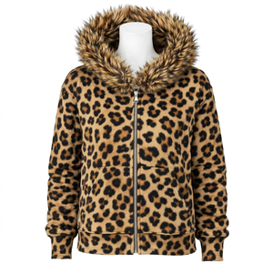 Sudadera con Capucha Reversible de Doble Cremallera, Diseño Personalizado, Tejido Polar Resistente, para Hombre y Mujer, con Forro de Piel Sintética, Transpirable y de Secado Rápido - Product Image 5