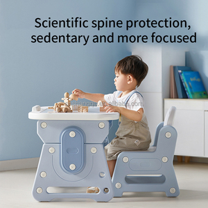 Ensemble <span class=keywords><strong>Bureau</strong></span> et Chaise d'Étude pour Enfants Réglable en Hauteur avec Planche à Dessin, <span class=keywords><strong>Petit</strong></span> <span class=keywords><strong>Bureau</strong></span> de Lecture en Plastique pour la Maison - Product Image 5