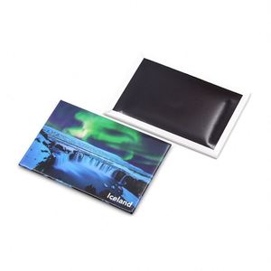 Recuerdos Turísticos, Pegatinas Cuadradas con la Bandera Nacional de Islandia, Imanes de Nevera de Hojalata/Vidrio/Goma/Folha/Epoxi para Viajes - Product Image 2