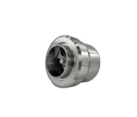 Vannes anti-retour sanitaires en acier inoxydable, type union, conception de coupure manuelle à bille pour l'eau, générales, SS304/SS316, joint PTFE