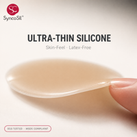 Cache-tétons réutilisables en silicone solide de 5 cm, respectueux de la peau, anti-transpiration, pour hommes, pour la course à pied