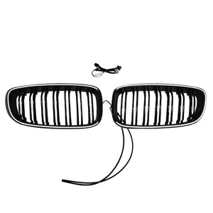 Rejilla de Parachoques Delantero BMW en Negro Brillante, Material PP, para Modelos F34 3GT 2013-2019 con Iluminación LED - Product Image 2