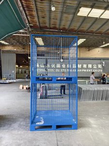 Wire Cage for <strong>Pallet</strong> Metal Storage Container Foldable Steel Wire Rack Heavy Duty <strong>Pallet</strong> Bin - Product Image 5