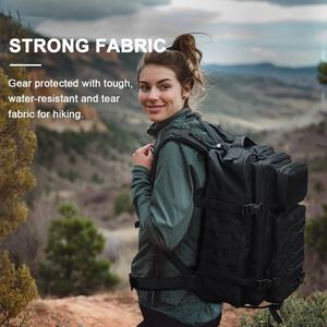 Sac à dos tactique pour hommes, sac à dos robuste Molle grand sac à dos, sac à dos pour ordinateur portable Voyage - Product Image 6