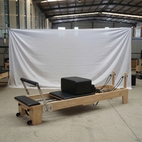 Machine de Pilates portable MJD en chêne massif, qualité commerciale, résistance à ressort réglable pour la santé et la salle de sport à domicile