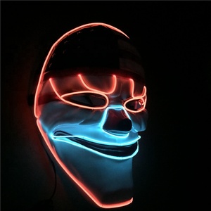 Nuevo diseño, Popular Cosplay luminosa miedo <span class=keywords><strong>diablo</strong></span> <span class=keywords><strong>Halloween</strong></span> resplandor máscara - Product Image 2