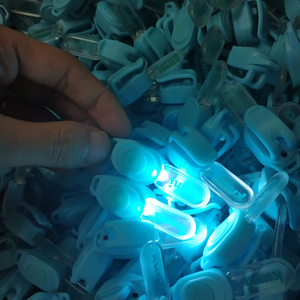 Высокая видимость аксессуары ночной Мини светодиодный мигающий молнией пуллер свет брелок светодиодный свет безопасности - Product Image 6