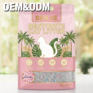 Arena para Gatos de Bentonita Esférica de 10L, Sin Polvo, Aglomerante Fuerte, Desodorante, Control de Olores, Carbón Activado Altamente Absorbente - Product Image 1