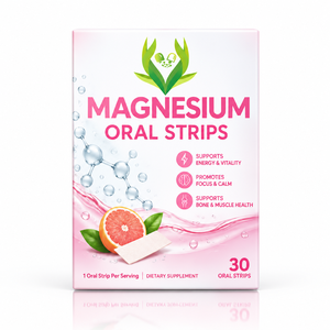 Commande en gros de bandes orales de magnésium pour la glycinate de magnésium, favorisant l'énergie et la vitalité, bandes orales de magnésium en film - Product Image 1