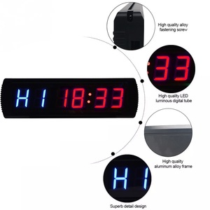 Minuteur d'entraînement multifonctionnel GANXIN à LED pour CrossFit, programmable avec télécommande, idéal pour la gym et le fitness - Product Image 3