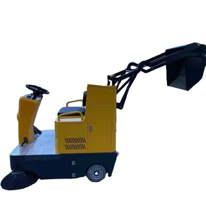 Commercial Ride on Driving Automatic Electric Vacuum Street Cleaning Machine Floor Sweeper