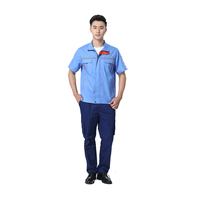 Uniformes d'été Veste unisexe Industrial Worker Farmer Breathable Cotton & Polyester Custom Logo