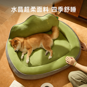 Nueva cama para perros con altura y grosor mejorados, respaldo, soporte para el cuello, cama para mascotas, cama para gatos, colchoneta para todas las estaciones, comercio electrónico transfronterizo. - Product Image 5