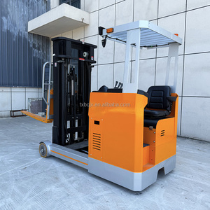 Montacargas Eléctrico con Asiento Certificado CE de 1-3 Toneladas, Apilador de Batería para Pasillos Estrechos, Elevación Telescópica Hacia Adelante y Hacia Atrás de 4.5m - Product Image 5