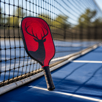 Raquette de pickleball légère en fibre de carbone série Deer T700, 16 mm, norme USAPA, raquette professionnelle, divertissement, Lingjun Smart Factory