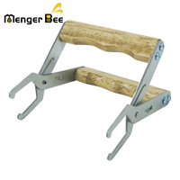 Vente en gros usine Nouveau Menger Bee FG-5 Lève-cadres de ruche en acier inoxydable et bois 13 cm Garantie 1 an