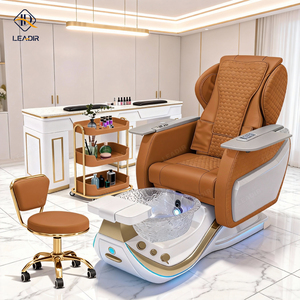 Sillones Modernos de Lujo para <span class=keywords><strong>Pedicura</strong></span> <span class=keywords><strong>y</strong></span> <span class=keywords><strong>Manicura</strong></span>, Spa Multifuncional para Pies, Sillón de Masaje Eléctrico Reclinable Personalizado para Salón de Uñas - Product Image 4