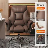 Chaise de bureau ergonomique pour usage domestique confortable pour une longue séance pour la diffusion en direct Design moderne avec dossier en tissu de mousse