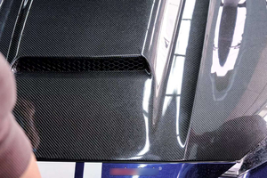 Capot moteur avant en fibre de carbone style Super Snake pour Ford <span class=keywords><strong>Mustang</strong></span> 2015-2017 S550 EcoBoost <span class=keywords><strong>GT</strong></span> - Product Image 6