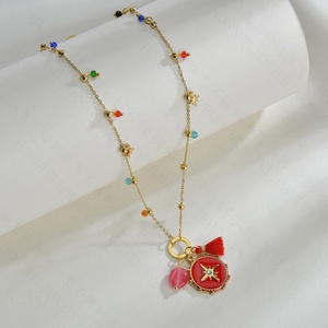 OEM Hot Sale Custom <b>Name</b> Gold Plated Zircon Stainless Steel Pendant for Party Jewelry Making - Product Image 5