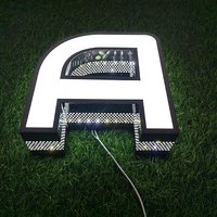 Letras LED 3D Personalizadas con Orificios Laterales, Letrero Luminoso Frontal, Letrero Luminoso para Montaje en Pared, Logotipo Comercial, Decoración de Letreros para Interiores y Exteriores