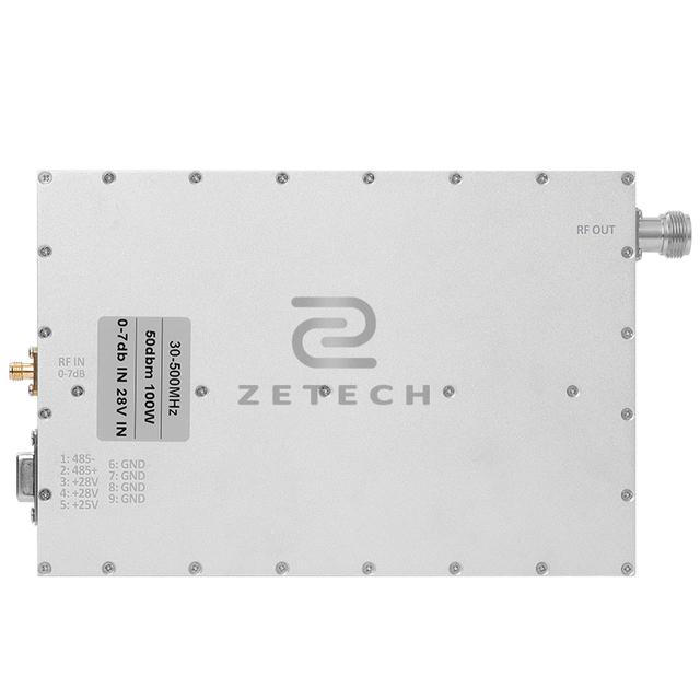 50dBm 100W Power Amplifier Module 30-500MHz Wide Temperature Constant Stable Wireless Module