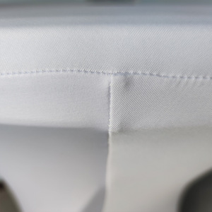 Table de bistrot de haute qualité <span class=keywords><strong>Tomsawyer</strong></span>, moderne, pour l'intérieur et l'extérieur, décoration de salle à manger, en spandex/polyester extensible, personnalisable, couleur unie - Product Image 5