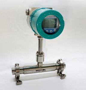 Meteran aliran massa termal tri-clamp saniter untuk O2/N2/CO2 1.5% akurasi tipe penjepit pengukur aliran massa termal - Product Image 2