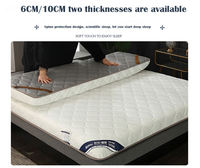 Ensemble de matelas populaires et abordables pour chambre à coucher moderne, tailles King et Queen, en tissu tricoté de coton et mousse à mémoire de forme, pour usage hospitalier et en villa, disponible en magasin.