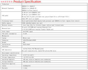 Nhà sản xuất <span class=keywords><strong>ippbx</strong></span> 16 cổng 10/100Mbps PoE chuyển đổi, <span class=keywords><strong>VoIP</strong></span> máy chủ IP PBX/PABX/16-cổng không được quản lý PoE chuyển đổi KNPB-16 - Product Image 6