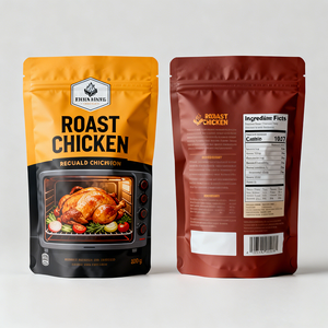 Bolsa con Cierre para Pollo Asado Caliente, Impresión Digital Personalizada <span class=keywords><strong>de</strong></span> Alta Calidad, Apta para Microondas - Product Image 3
