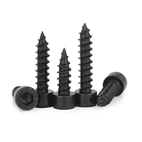 Vis taraudeuses à tête hexagonale en acier au carbone, classe 4.8, 8.8, A325 Gal, oxyde noir, 9200