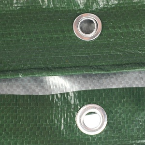 Oeillets en Aluminium vert argent bon marché, feuille de bâche PE avec les quatre bords renforcés - Product Image 3