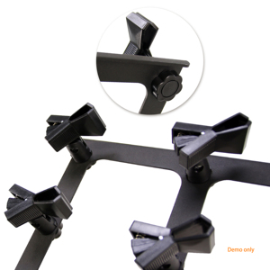 Support multi-microphones pliable AB-1 pour un rangement facile et une réglage de l'angle - Product Image 6