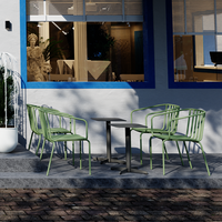 Ensemble de bancs de table de pique-nique en aluminium pour jardin, salle à manger, patio, parc, villa, cour, ferme, mobilier d'extérieur polyvalent