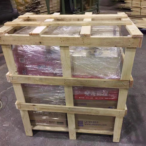 Caisses en bois pour emballage d'exportation avec structure en pin, entrée pour chariot élévateur à quatre voies, taille personnalisable - Product Image 2