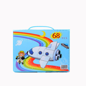 Set di pennelli per bambini 68 pezzi <span class=keywords><strong>pastelli</strong></span> ad acquerello <span class=keywords><strong>con</strong></span> matita colorata da disegno a matita regalo di festa - Product Image 5
