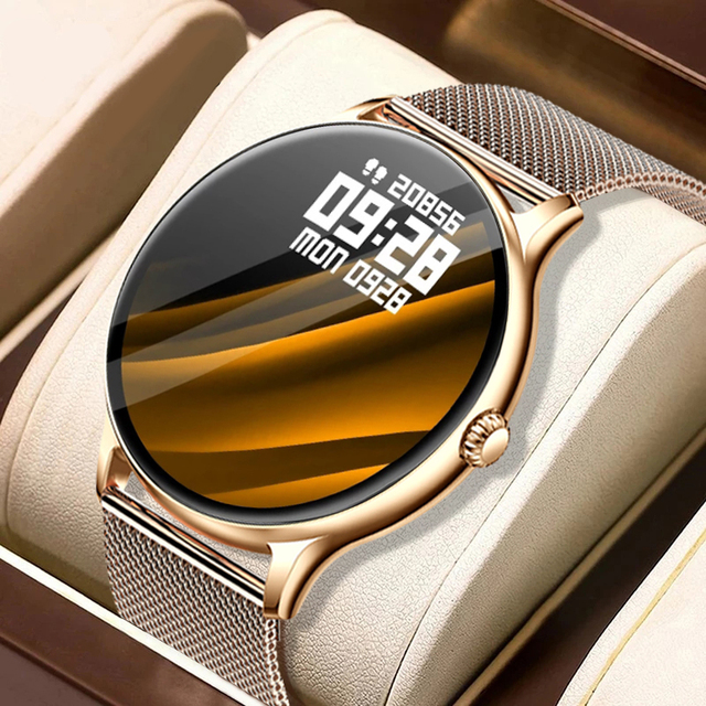 2023 New Arrival Smart Watch Stainless Steel Belt Card Slot Tracker Heart Rate Relogio Smartwatch for Android IOS Phone